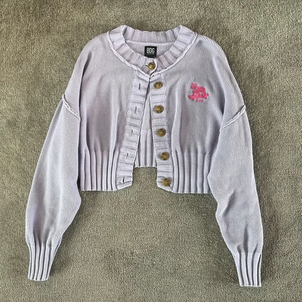 BDG Urban Outfitters Winnie Cropped Cardigan - Picture 2 of 10